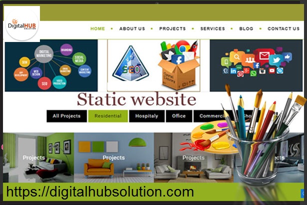 static website design company